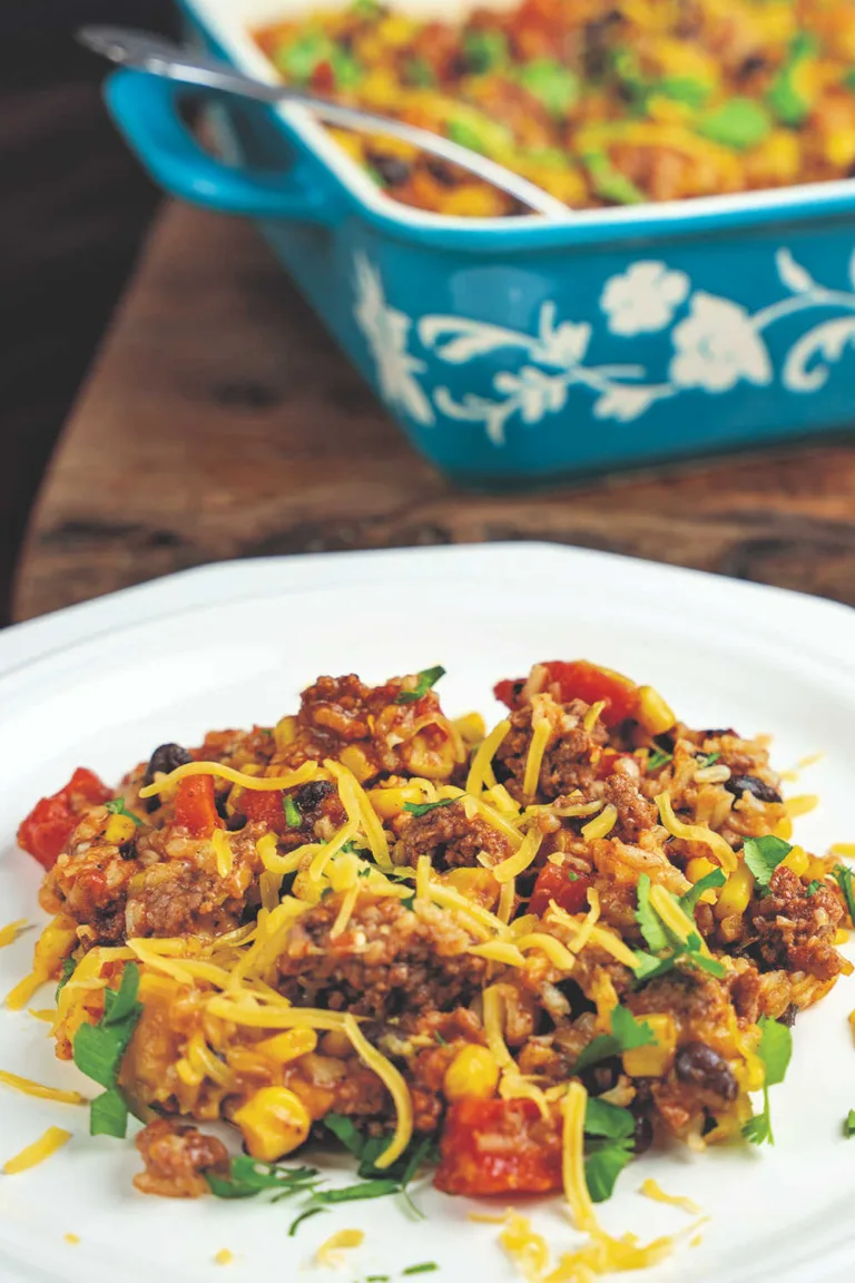 Ground Beef Enchilada Casserole