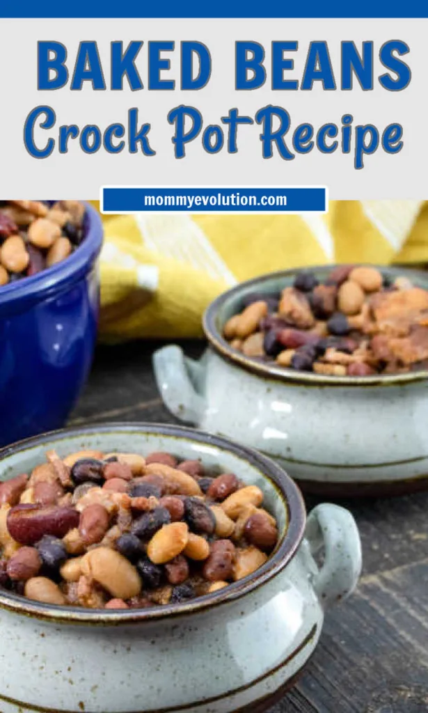 Slow Cooker Baked Beans simmer a blend of bacon, onions and mixed beans in a maple-sweetened, smoky sauce that thickens beautifully as it cooks.