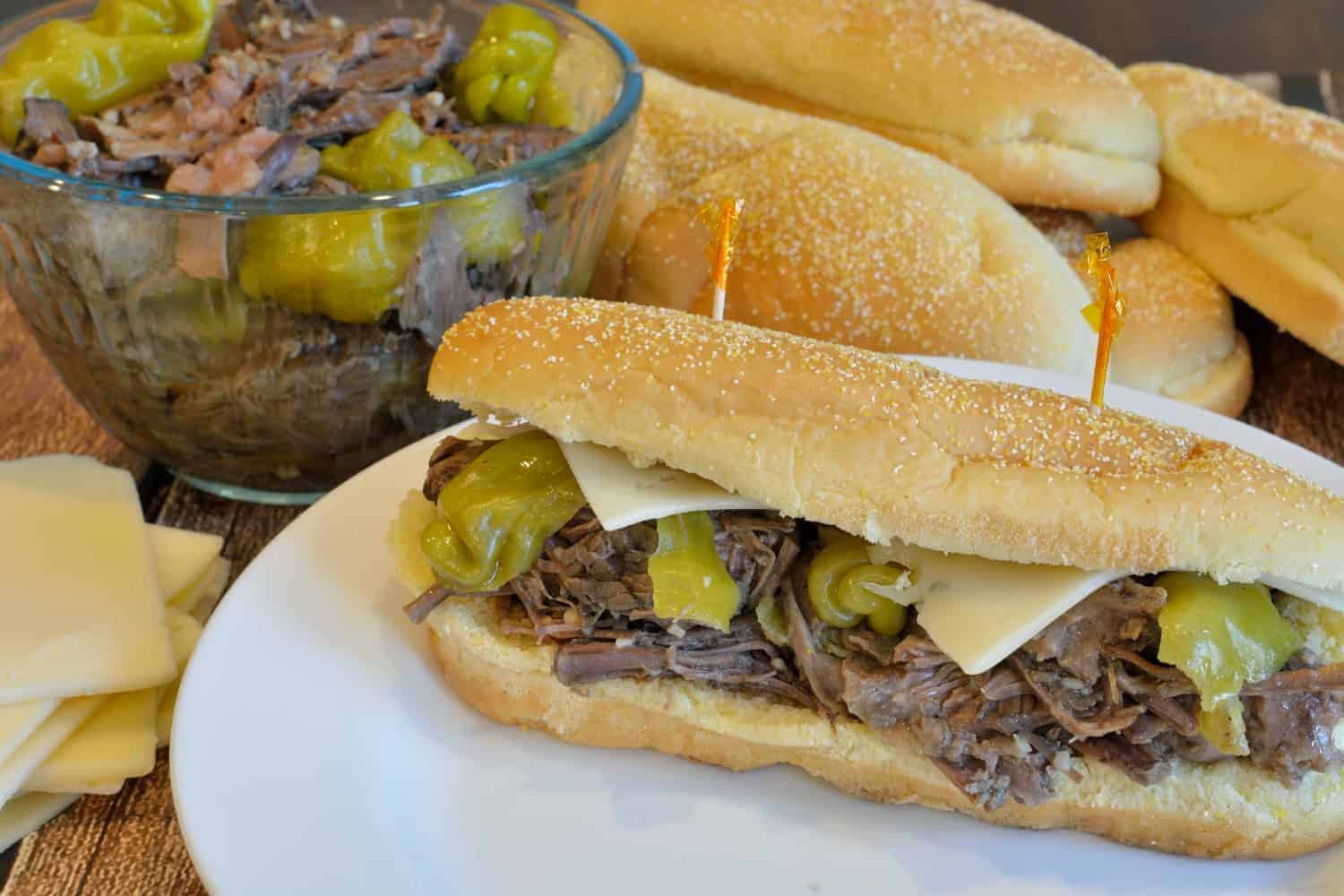 Image for Slow Cooker Italian Beef Sandwiches