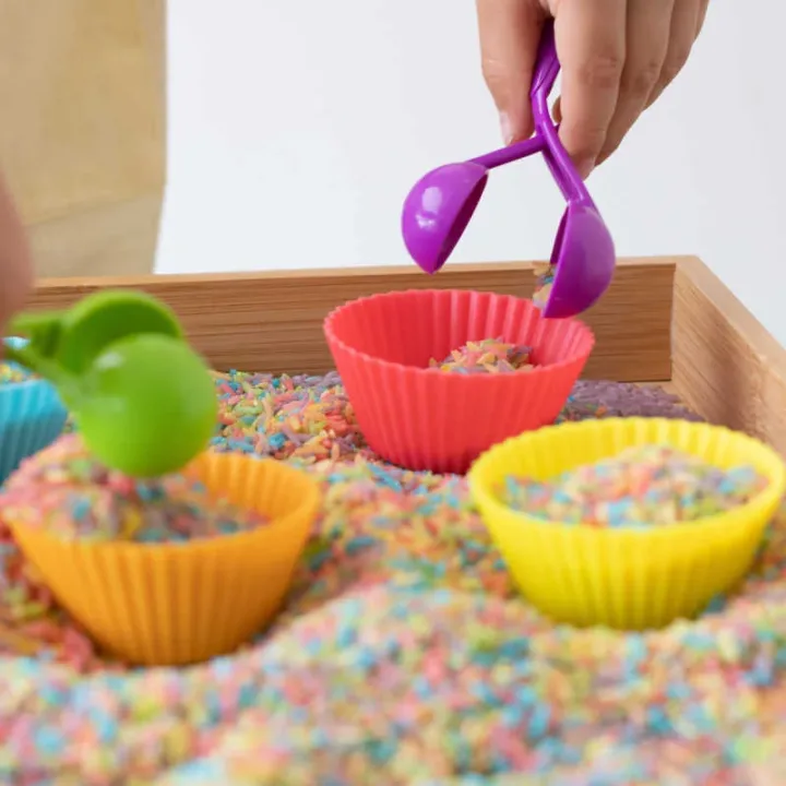 Image for Rainbow Rice Sensory Bin