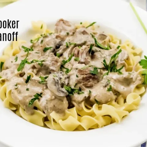 Image for Easy Slow Cooker Beef Stroganoff Recipe