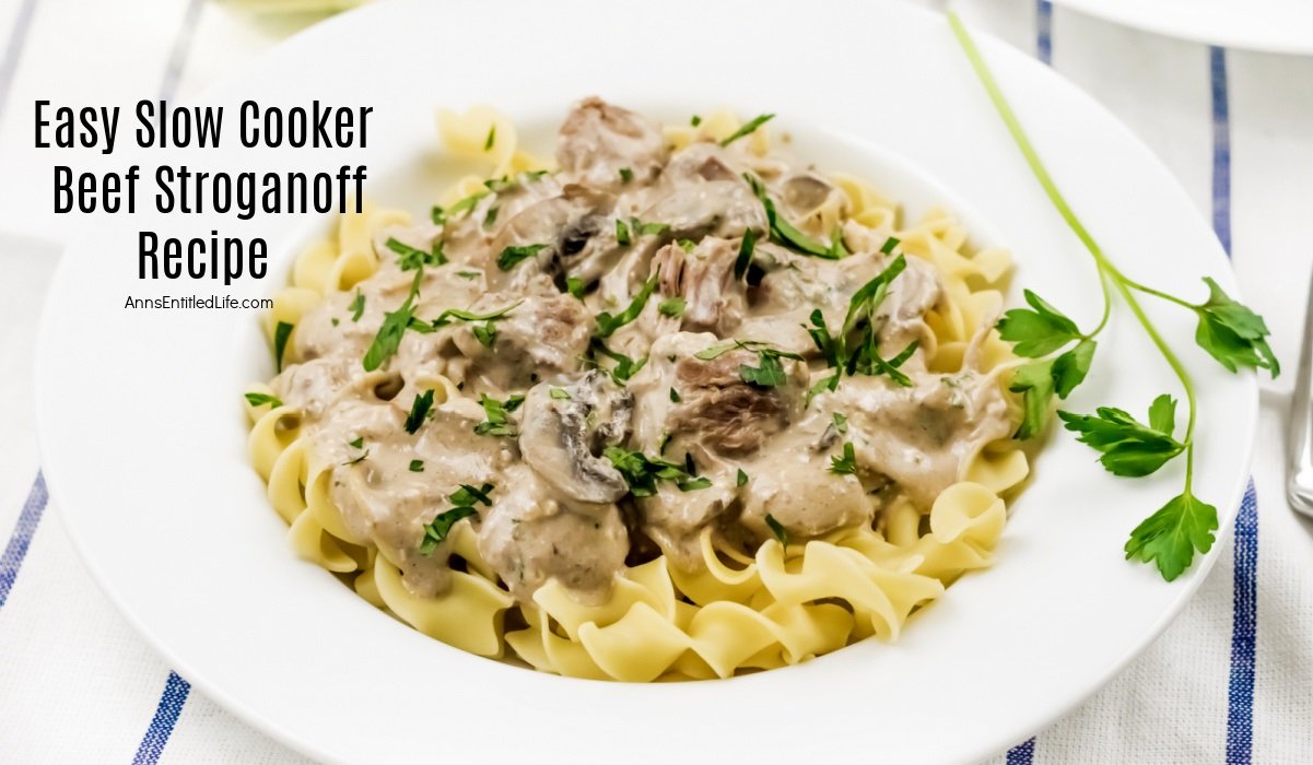 Image for Easy Slow Cooker Beef Stroganoff Recipe