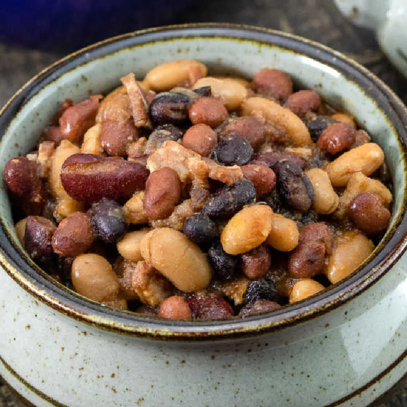 Slow Cooker Baked Beans are comforting yet balanced, making them ideal for cookouts, potlucks and casual family meals.