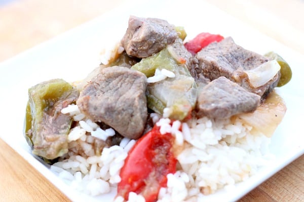 Image for Slow Cooker Beef Stew Recipe: Sweet and Spicy Beef and Peppers