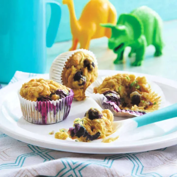 Avocado Blueberry Muffins