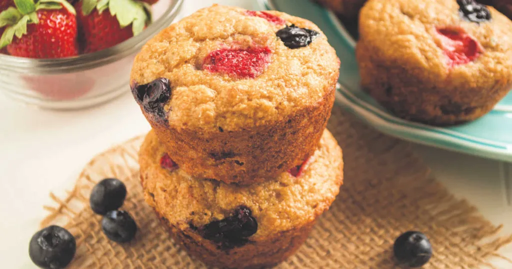 Strawberry Blueberry Muffins are balanced and satisfying for everyday meals.