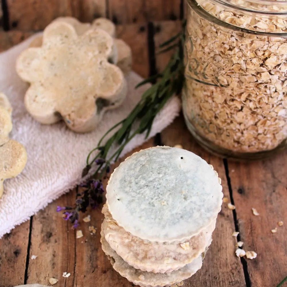 These lavender homemade bath bombs combine simple ingredients that create a fizzy, soothing bath treatment while remaining easy to make at home: