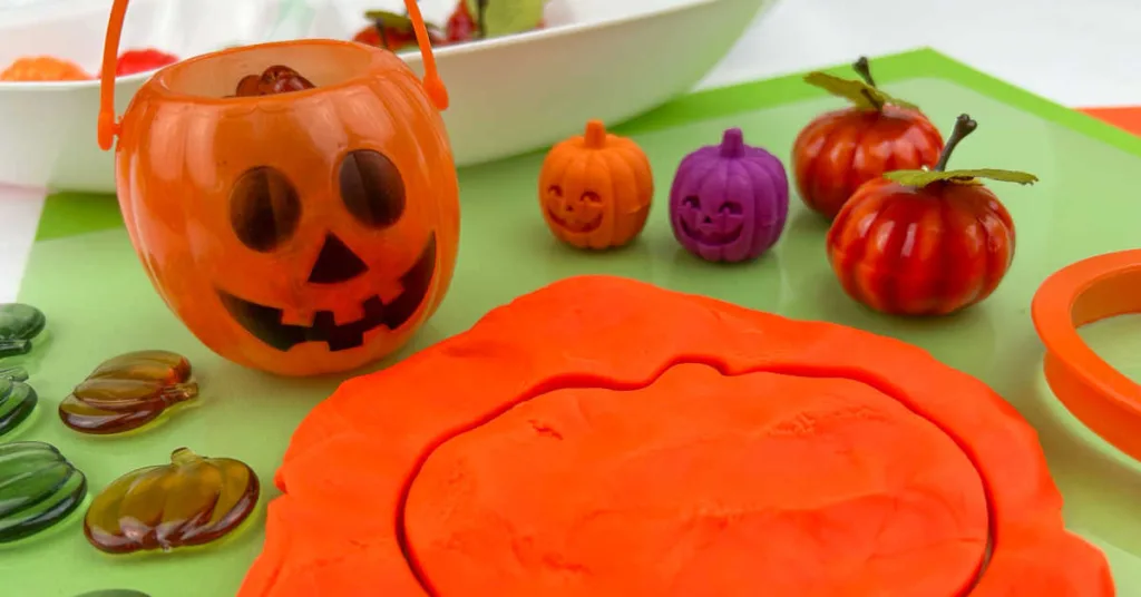 This pumpkin invitation to play blends sensory exploration, creativity and skill-building into an activity kids return to often.