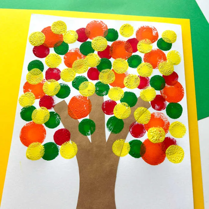 These activities extend the Fall Tree Painting Craft while supporting creativity, fine motor development, color recognition, pattern learning, and collaborative play.