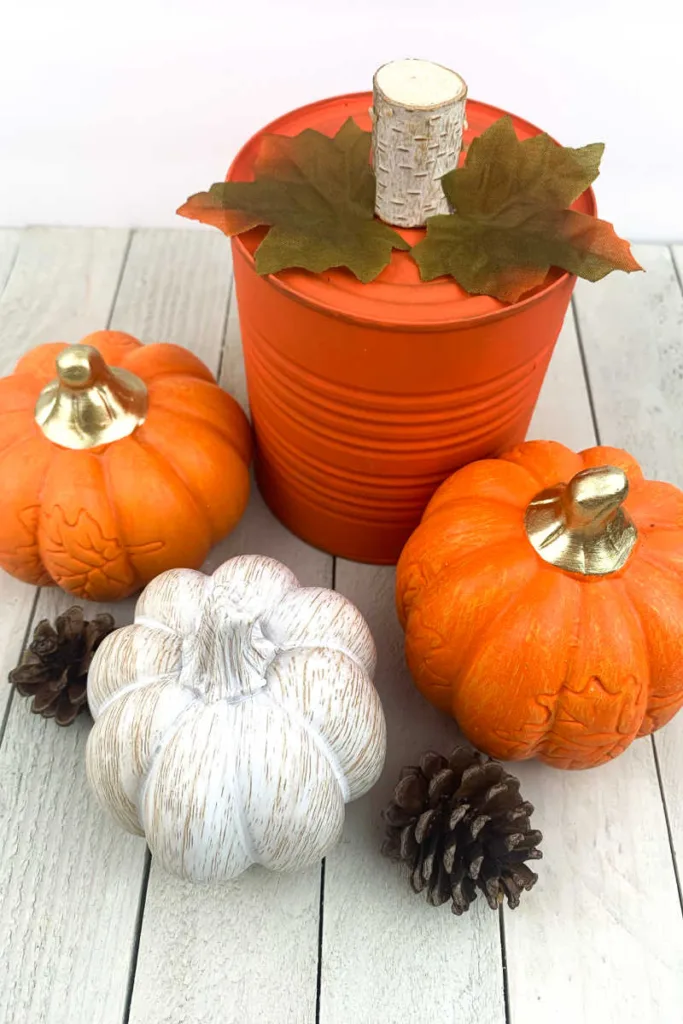 How to Make Tin Can Pumpkin Craft