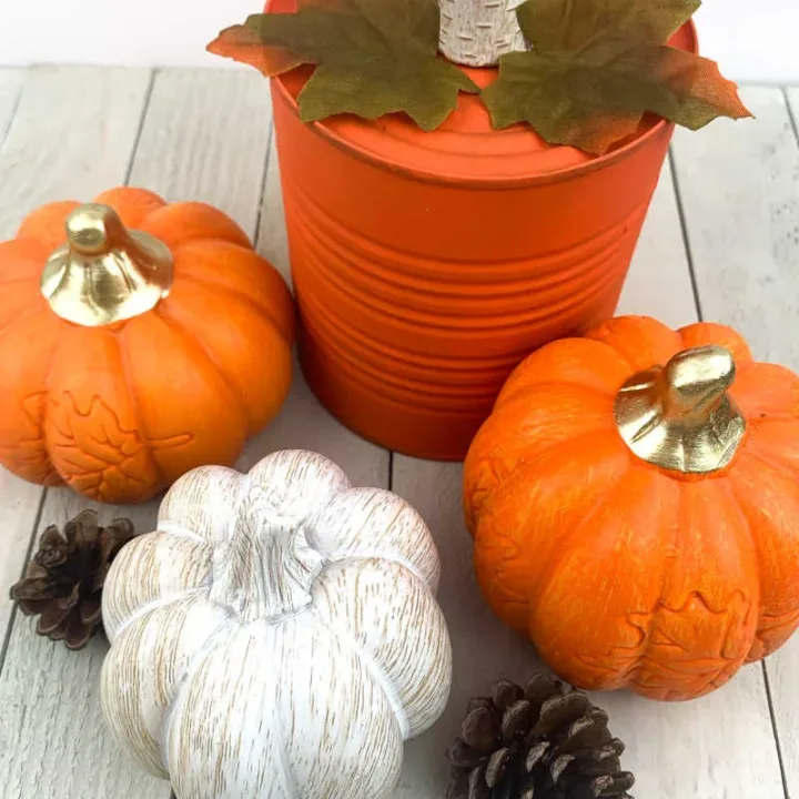 Image for DIY Tin Can Pumpkin Craft for Fall
