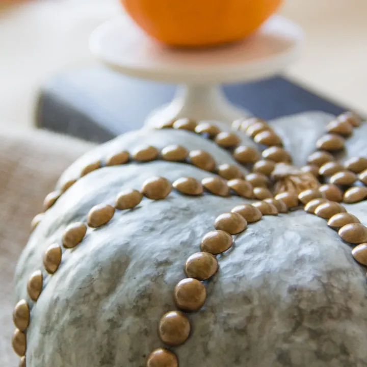 Image for Nailhead Trim Pumpkin Decor