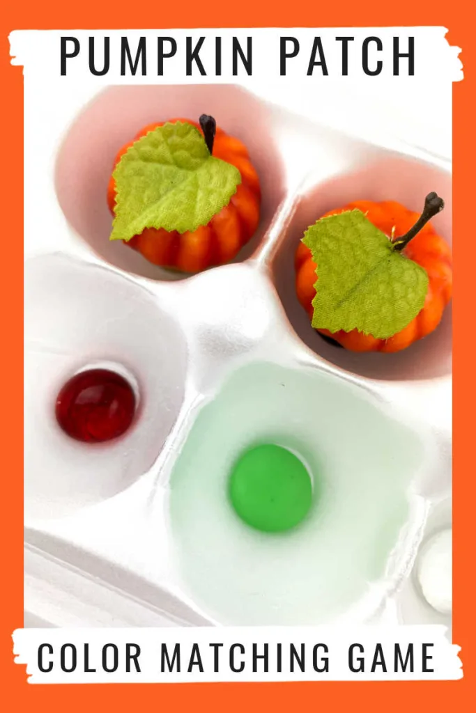 Turn learning into fall-themed fun with this Egg Carton Pumpkin Patch Color Matching Game, a simple activity that combines memory skills and color recognition.