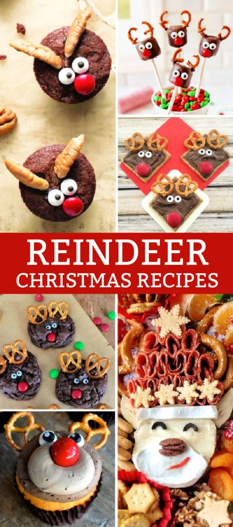 Easy Reindeer Themed Food and recipes bring festive Christmas fun to the table with playful treats inspired by this holiday favorite. 