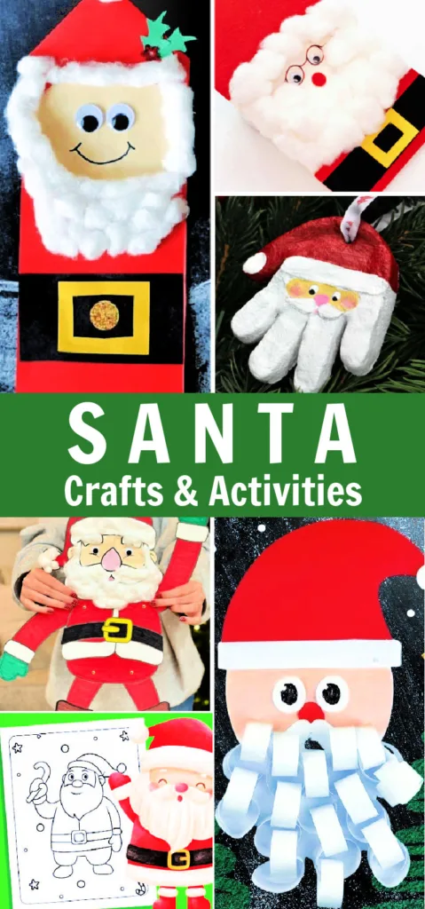 Santa Crafts and activities for kids bring holiday magic to life with fun, hands-on projects inspired by this festive character. 
