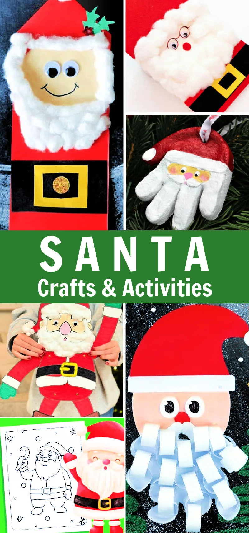 Santa Crafts and Activities for Kids