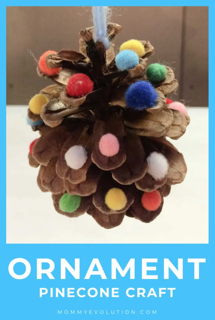 This Pinecone Ornament craft is a classic, nature-inspired activity that lets kids turn an everyday outdoor find into a colorful holiday decoration.