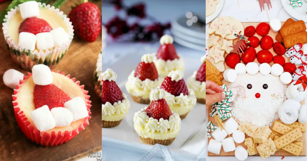 These Santa-inspired treats bring festive fun to the table with playful designs and sweet flavors that make holiday celebrations even more magical.