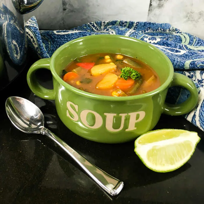 This Slow Cooker Vegetable Soup feels cozy, wholesome and perfect for everyday cooking.